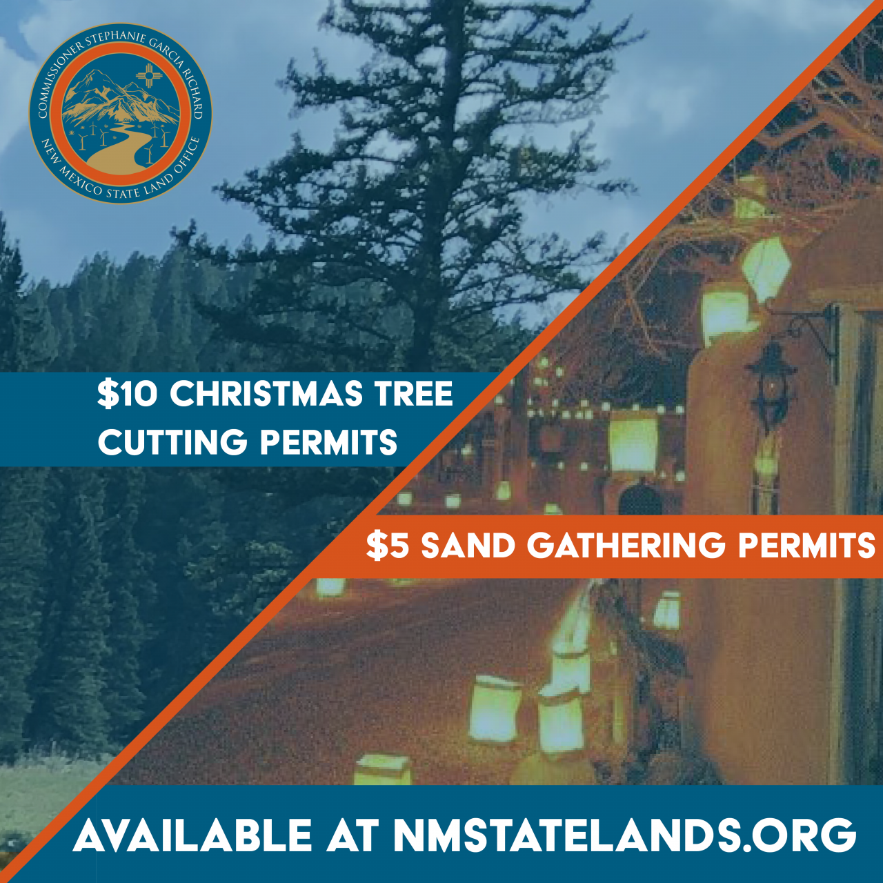 CHRISTMAS TREE CUTTING & SAND GATHERING PERMITS NM State Land Office