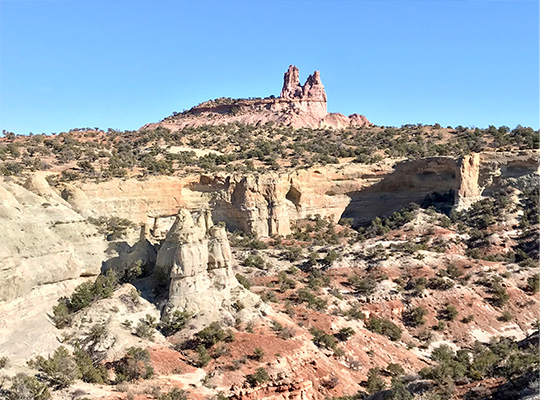 Rock formations by Church Rock